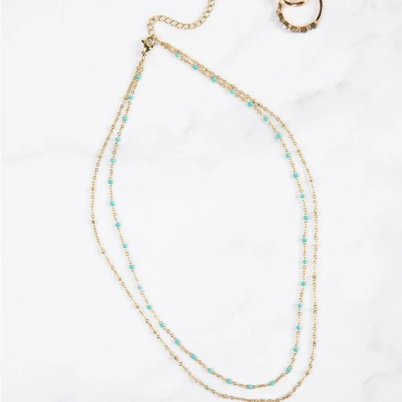 NWT Little Sky Stone Azure Necklace - Picture 3 of 6